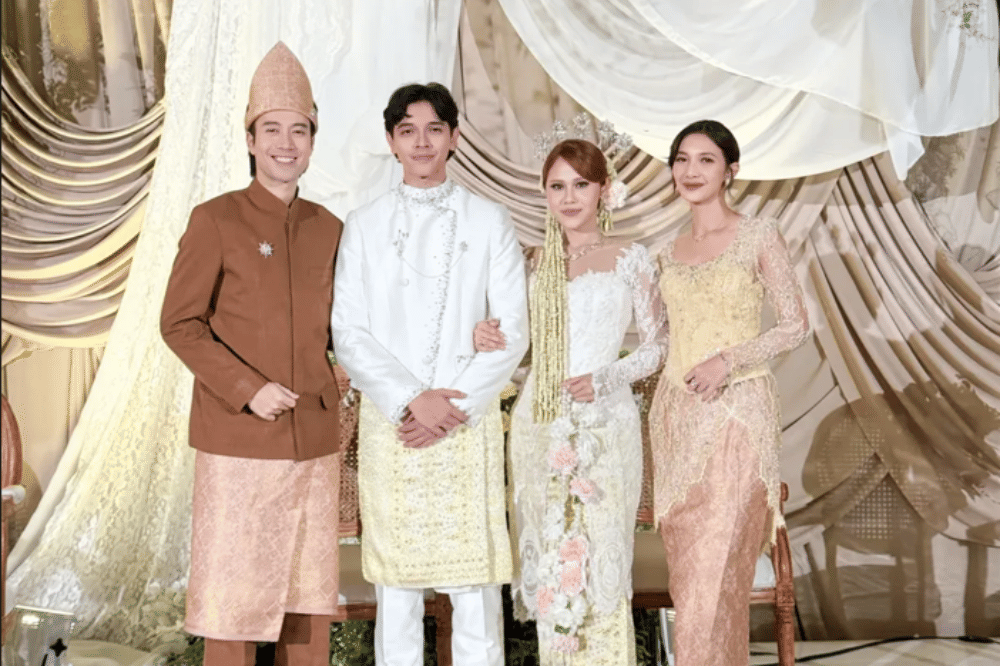 Sheila Dara dan Vidi Aldiano Hadiri Pernikahan Nadin Amizah