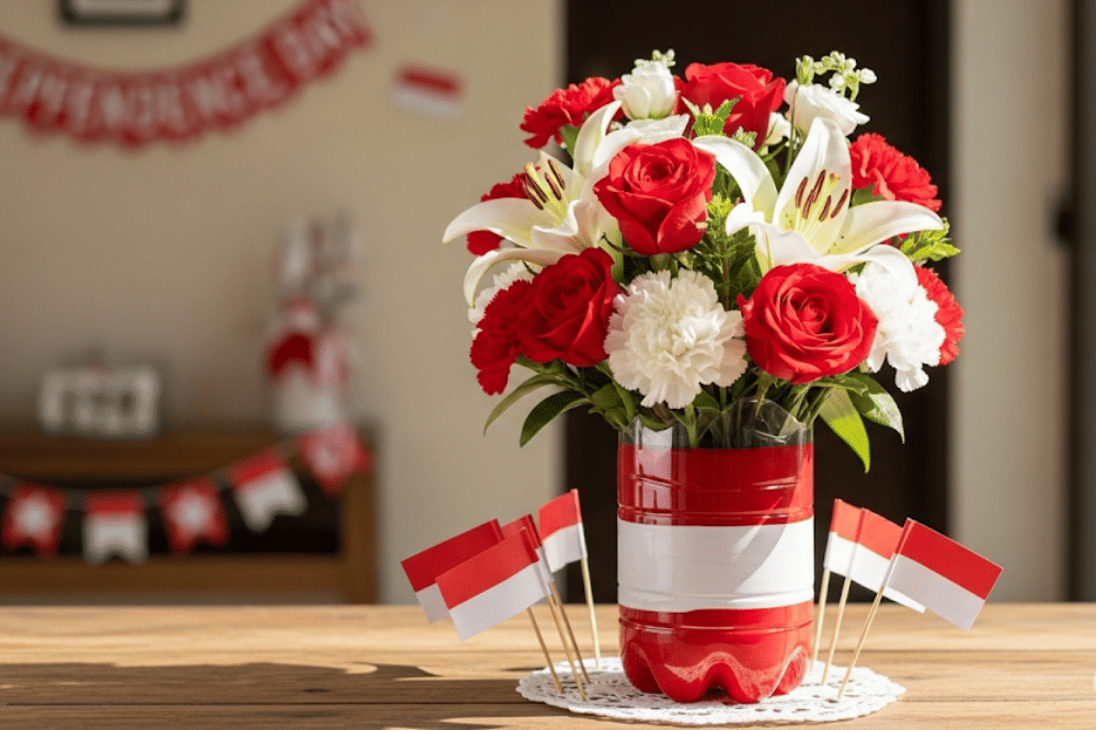 Ide DIY Dekorasi 17 Agustus dari Botol Bekas