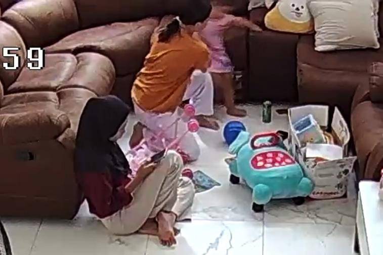 anak afifah riyad dianiaya