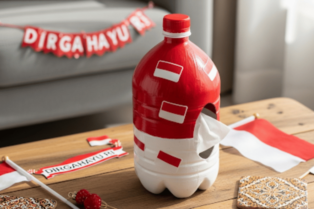 Ide DIY Dekorasi 17 Agustus dari Botol Bekas