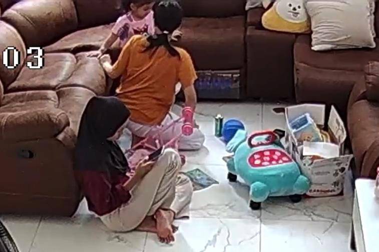 anak afifah riyad dianiaya