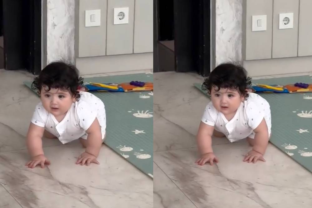 Gemas! Gia Anak Jessica Iskandar Tunjukkan Kemampuan Merangkak Ciamik di Usia 8 Bulan