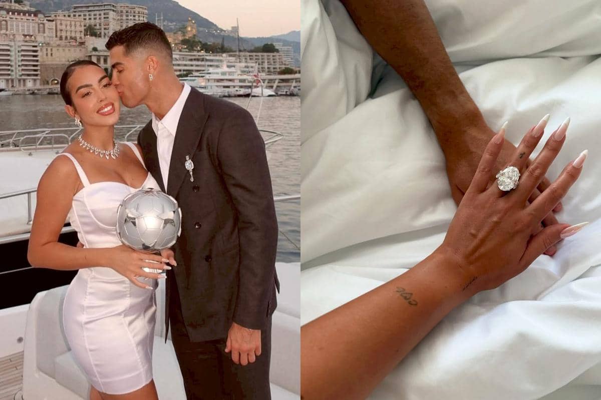 potret Cristiano Ronaldo melamar kekasihnya