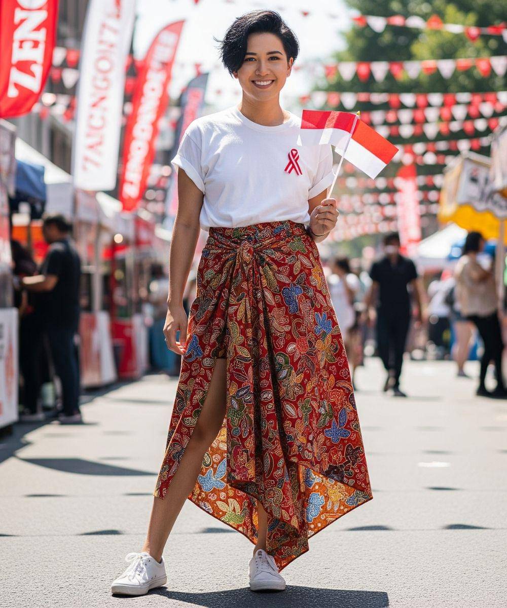 Tips Pakai Batik Lebih Stylish untuk 17an