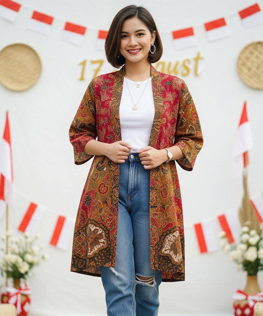 Tips Pakai Batik Lebih Stylish untuk 17an