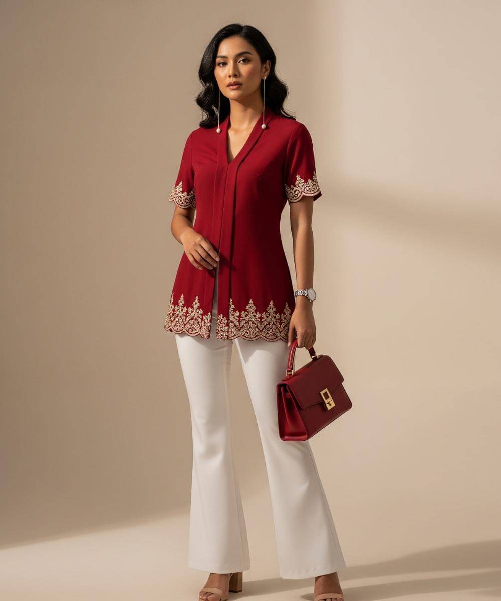 Inspirasi Baju bernuansa Indonesia yang Stylish, Nggak Harus Batik! (5).jpg