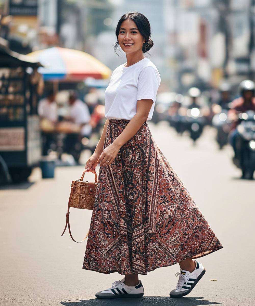 Inspirasi Baju bernuansa Indonesia yang Stylish, Nggak Harus Batik! (4).jpg