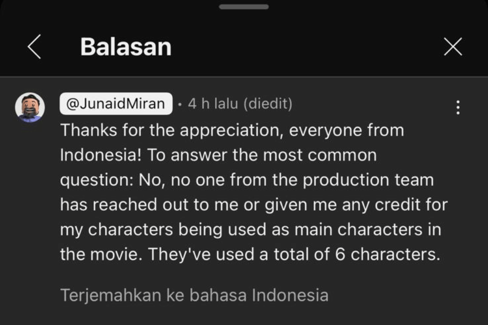 Komentar Junaid Miran