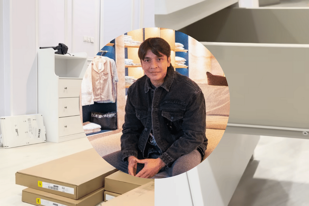 Foto Billy Syahputra saat Dekorasi Rumah