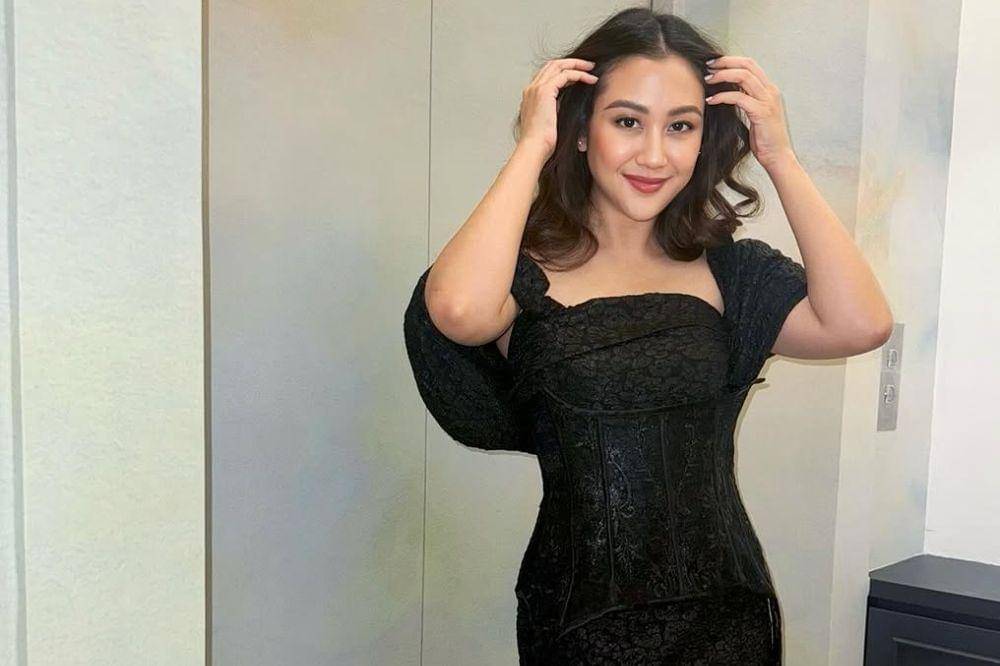 Sherina Munaf in Black Dress