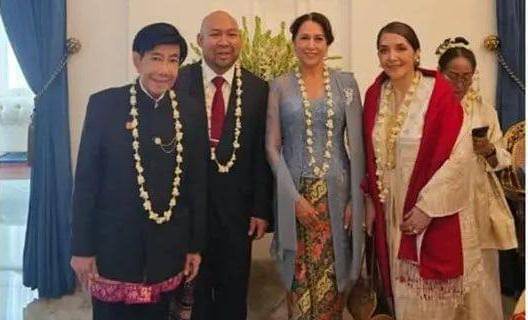 Kartika Soekarno dalam acara HUT RI ke-80 di Istana Merdeka