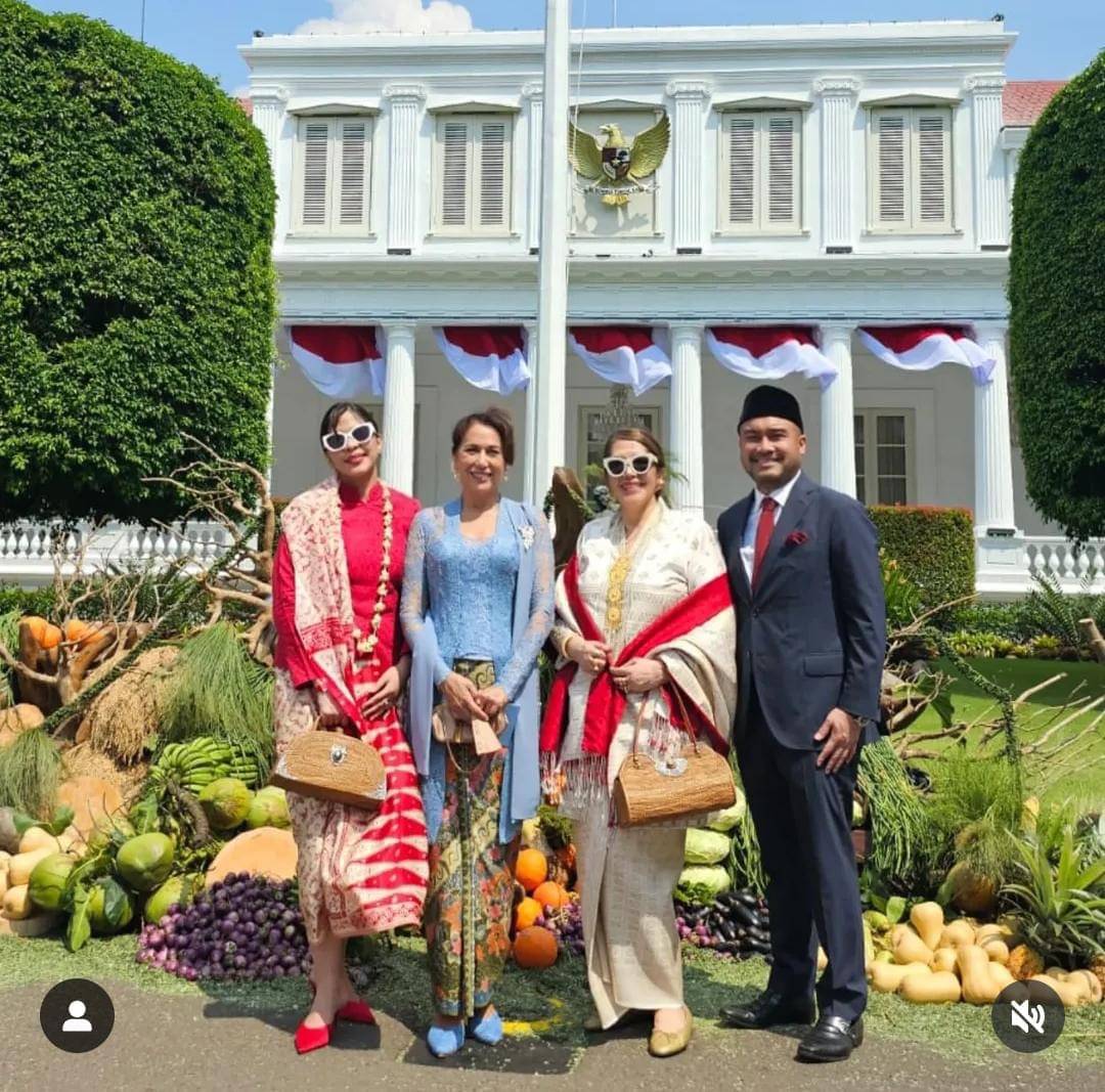 Kartika Soekarno dalam acara HUT RI ke-80 di Istana Merdeka