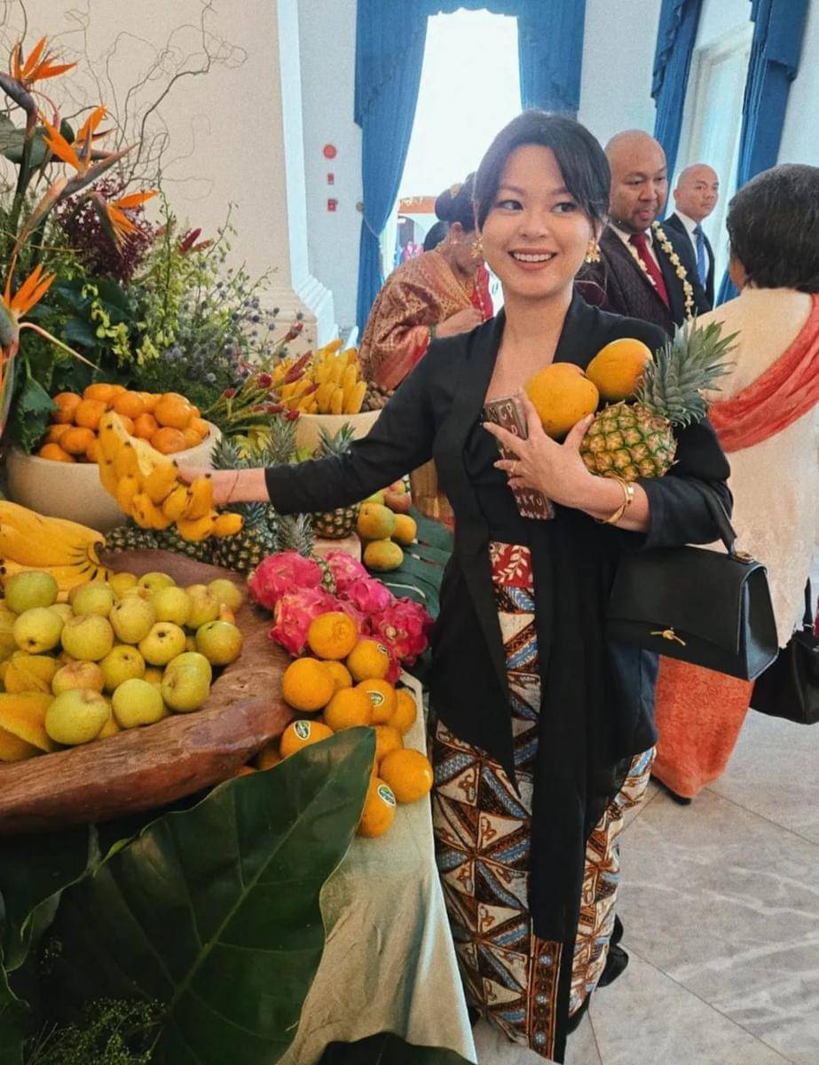 Gustika Jusuf saat acara HUT RI di Istana Merdeka