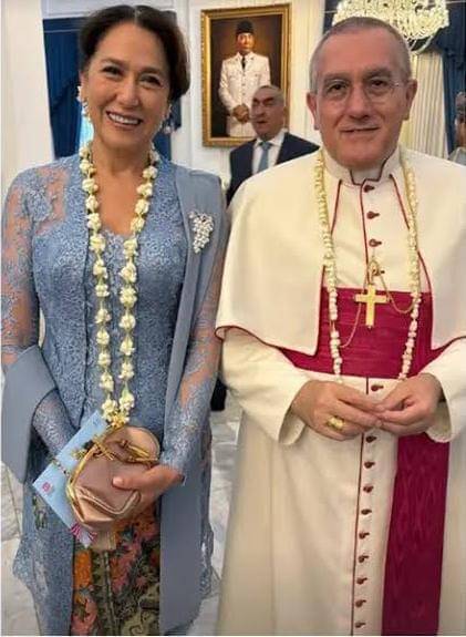 Kartika Soekarno dalam acara HUT RI ke-80 di Istana Merdeka