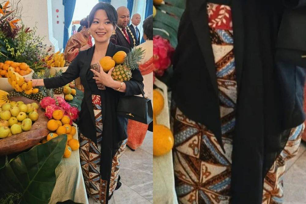 Gustika Jusuf saat acara HUT RI di Istana Merdeka