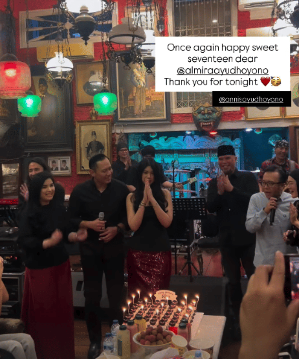 Acara ulang tahun Aira di Rumah Ahmad Dhani