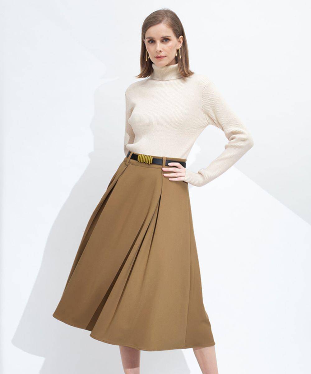 Tips Padu Padan Rok A-Line agar Mama Tampil Elegan