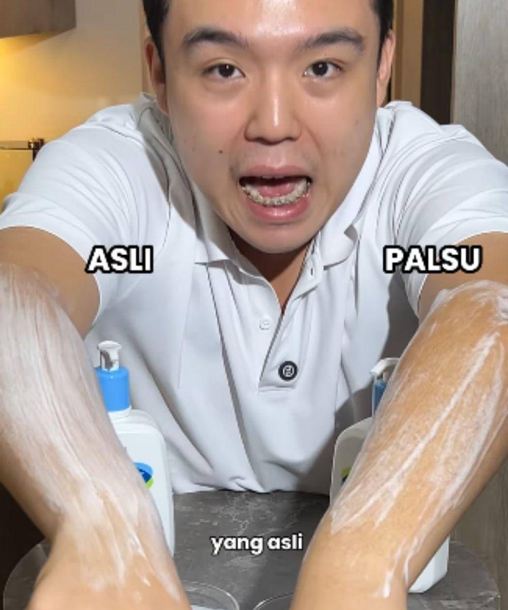 cetaphil palsu dan asli