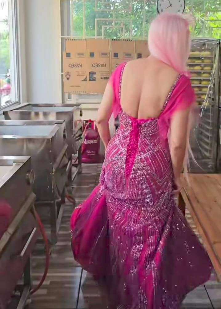 Dress backless Ci Mehong