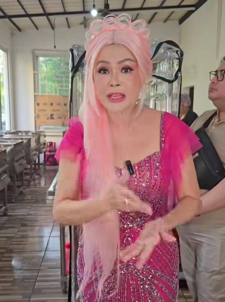 Rambut pink Ci Mehong