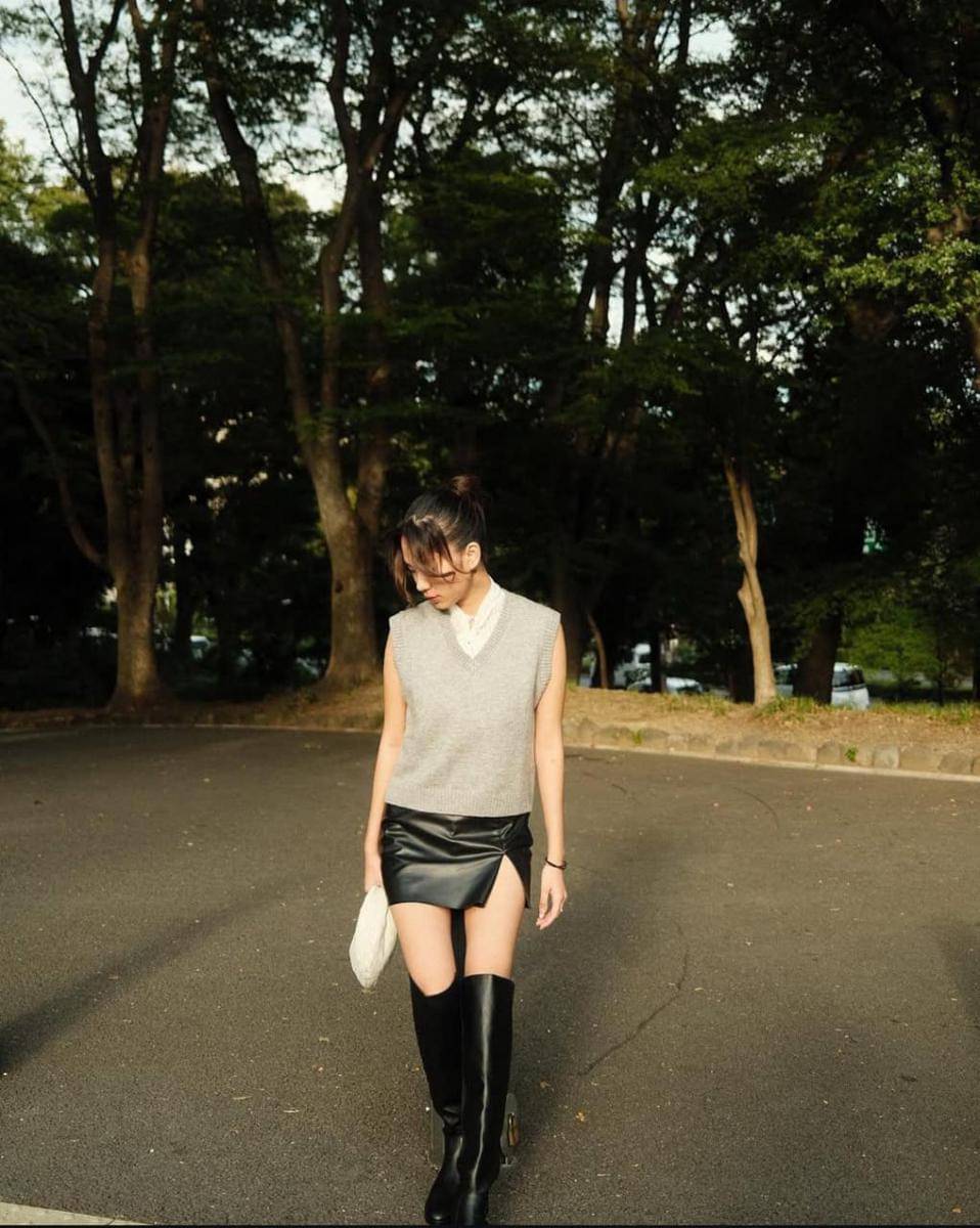 Penampilan Zize saat liburan