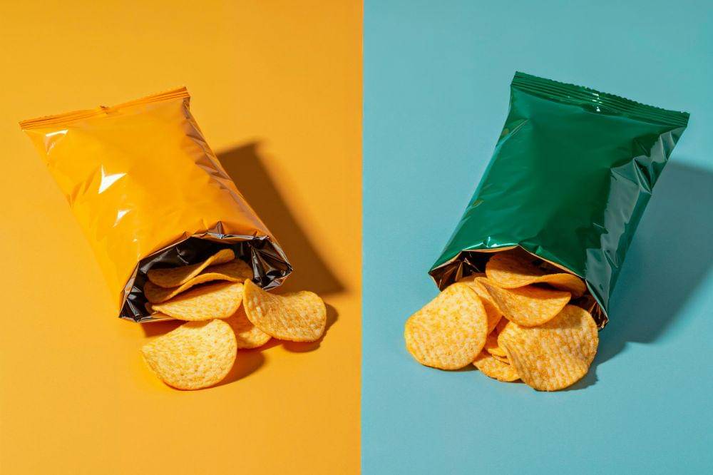 Chips bags and chips