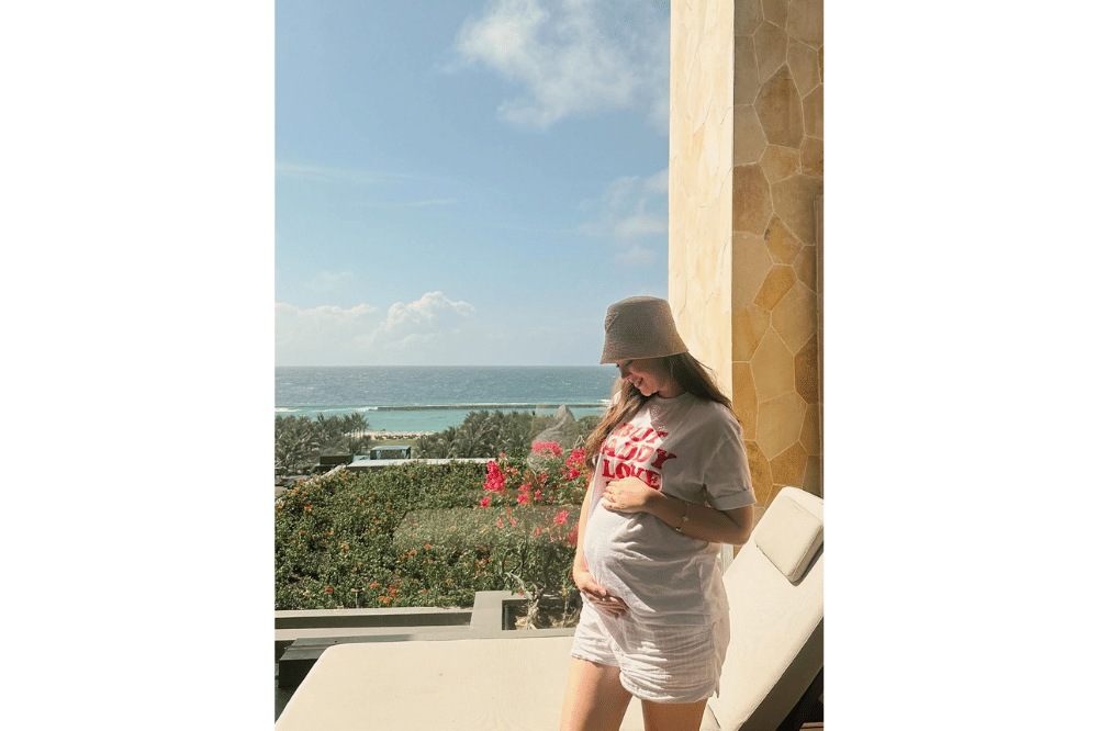 Pamela Bowie Pamer Baby Bump Kehamilan Kedua 4.png