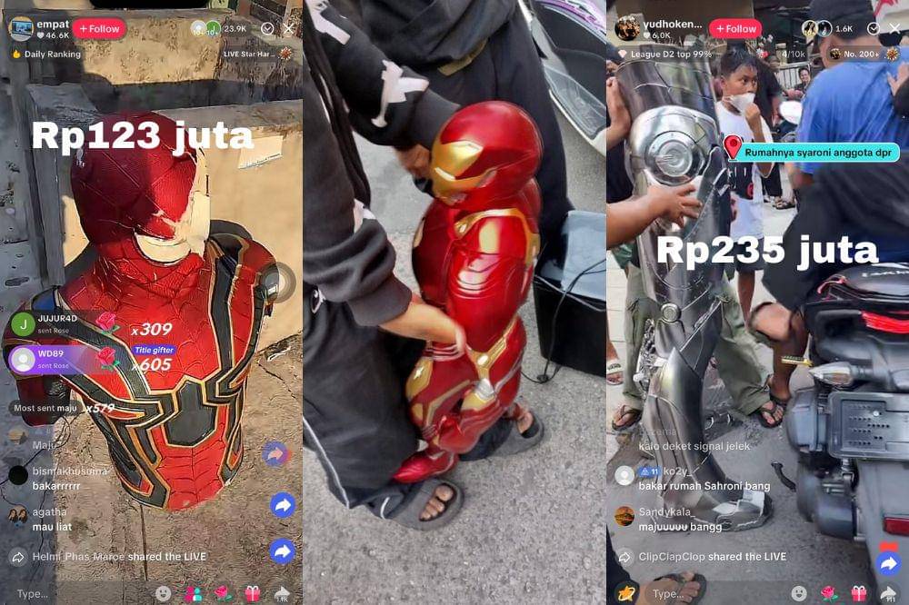 Harga Patung Iron Man di Rumah Ahmad Sahroni yang Digeruduk Massa