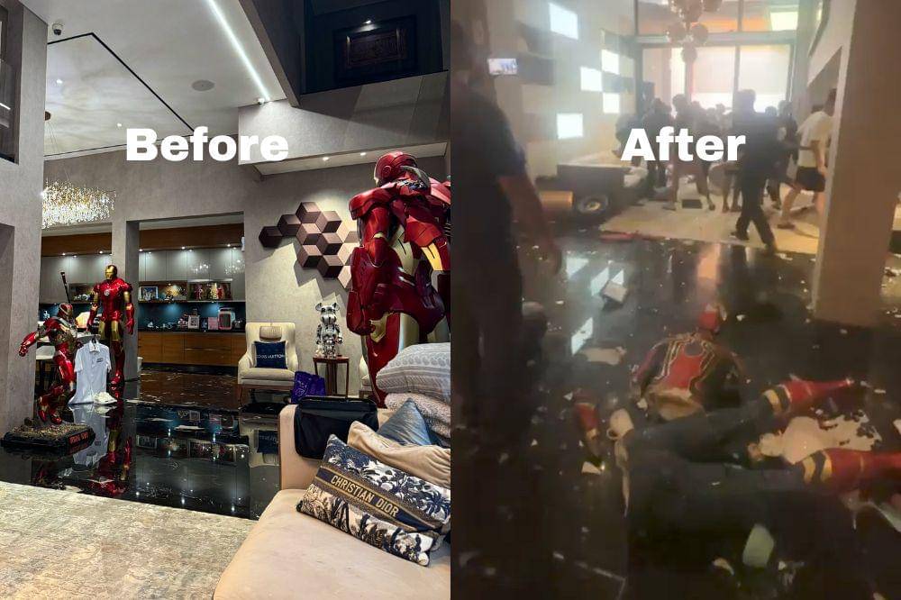 Harga Patung Iron Man di Rumah Ahmad Sahroni yang Digeruduk Massa