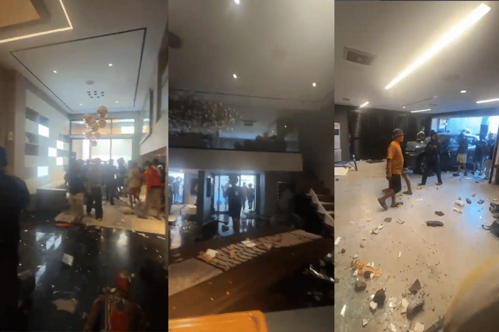 Rumah Ahmad Sahroni dijarah