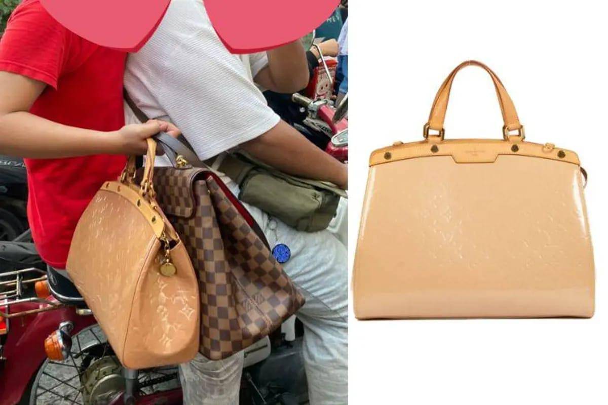 Louis Vuitton Monogram Vernis Brea MM Bag