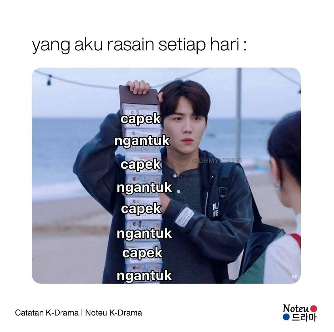 Tiap hari isinya capek dan ngantuk