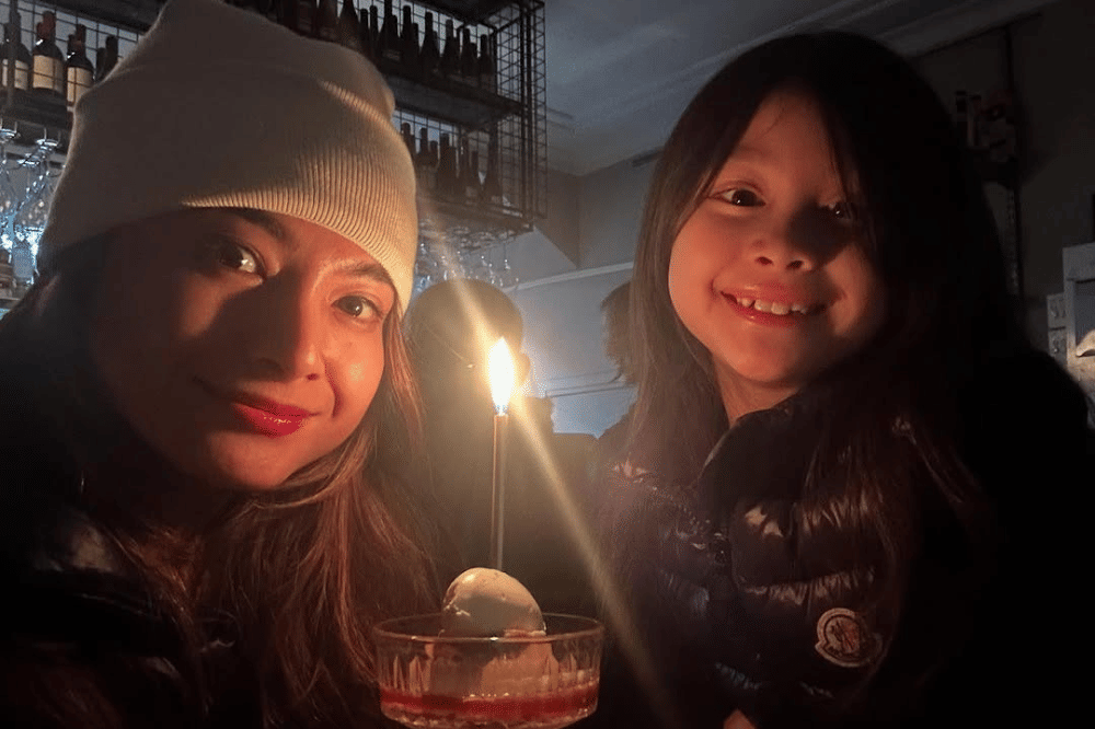 Acha Septriasa rayakan ultah bareng anak