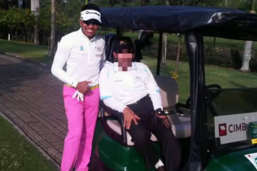 Viral Jejak Digital Penampilan Nyentrik Syahroni saat Bermain Golf.jpg