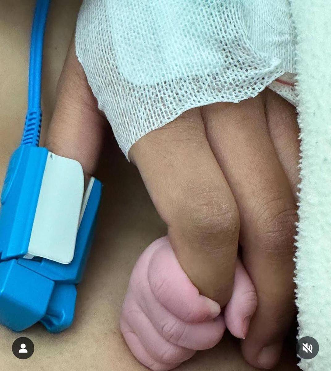 Nadia Soekarno dan Kama Soekarno menyambut anak pertama