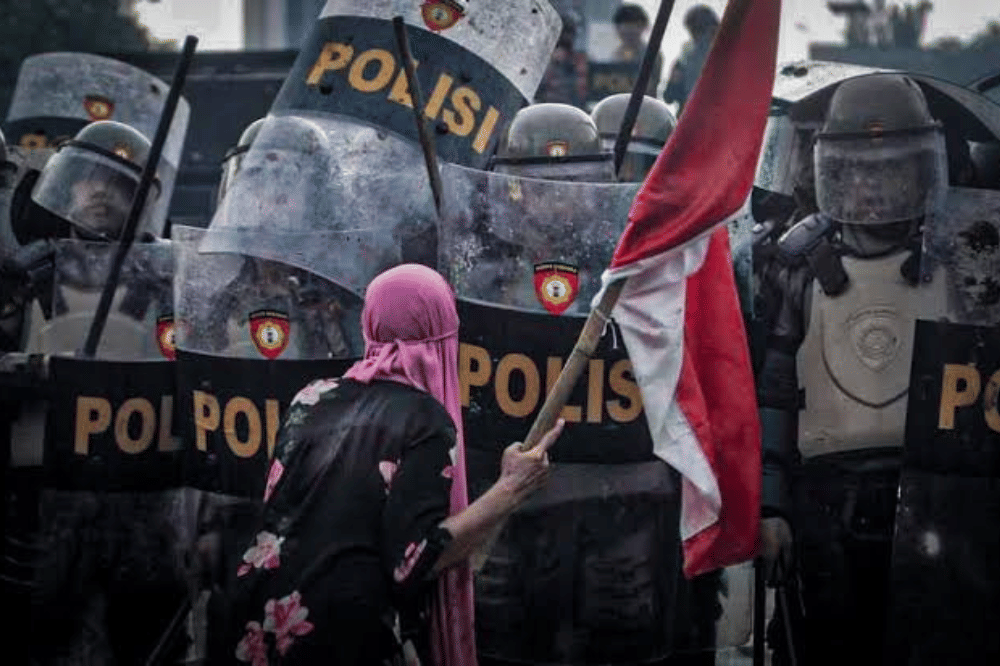 Sejarah Warna Pink dan Hijau, Simbol Perlawanan Rakyat di Medsos (1).png