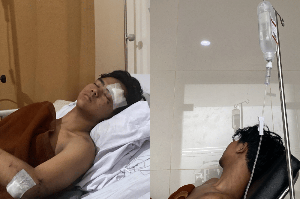 Ganindra Bimo Bantu Korban Salah Sasaran Oknum Polisi