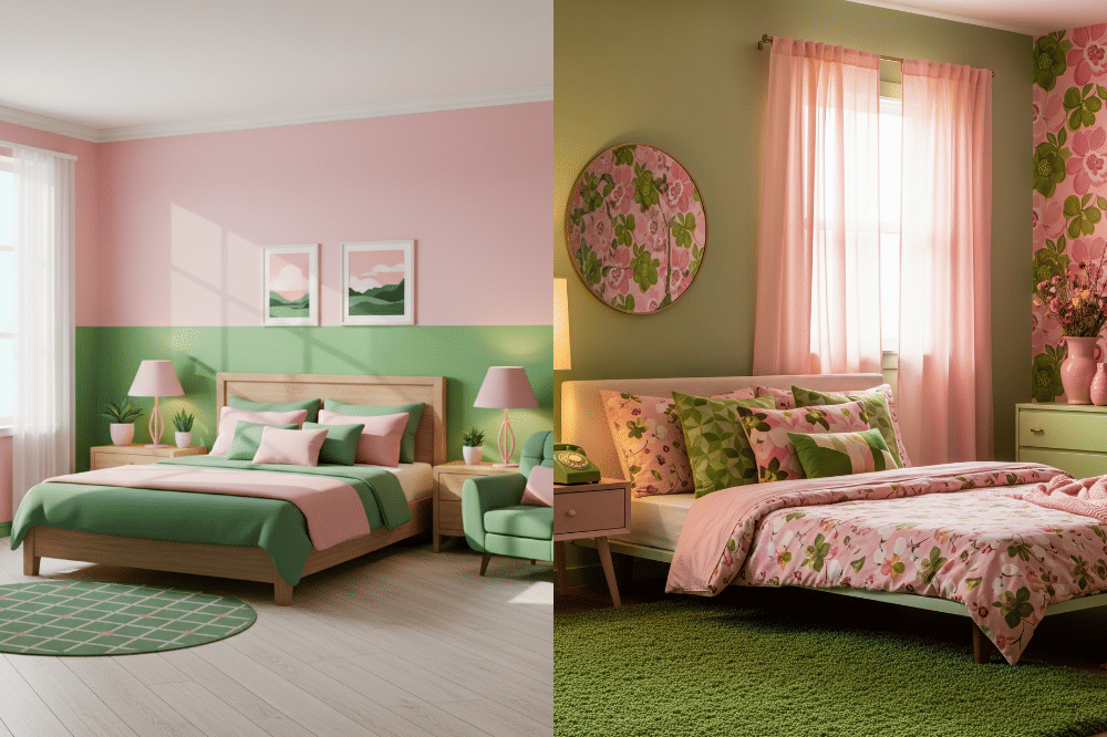 Cover Kamar Hijau Pink 