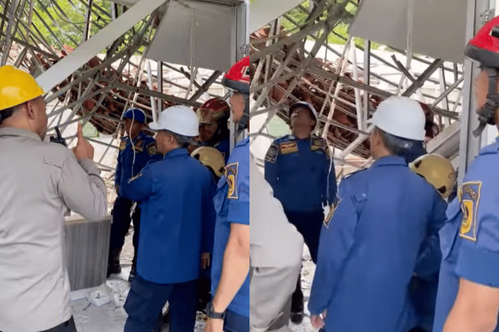 Kronologi Atap SMKN 1 Cileungsi Roboh saat KBM, Lukai Puluhan Siswa