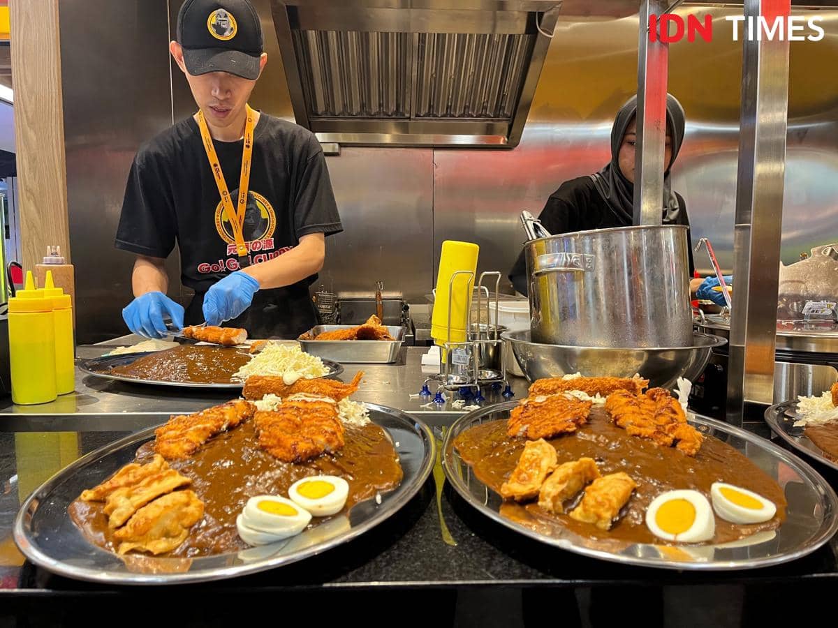 kuliner jepang, takoyaki, nasi kari, gindaco, go go curry