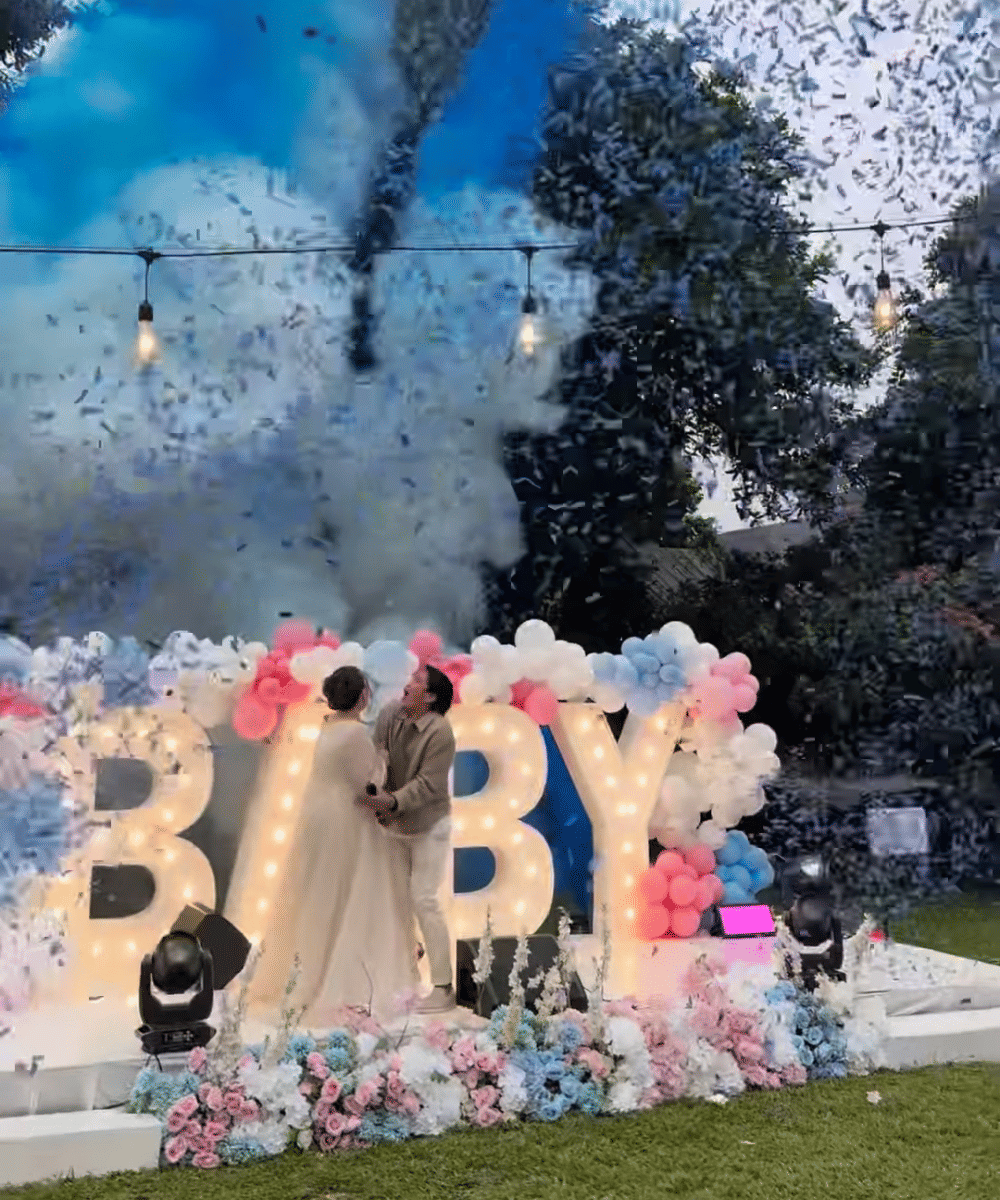 Foto Gender Reveal Anak Vika Kolesnaya dan Billy Syahputra