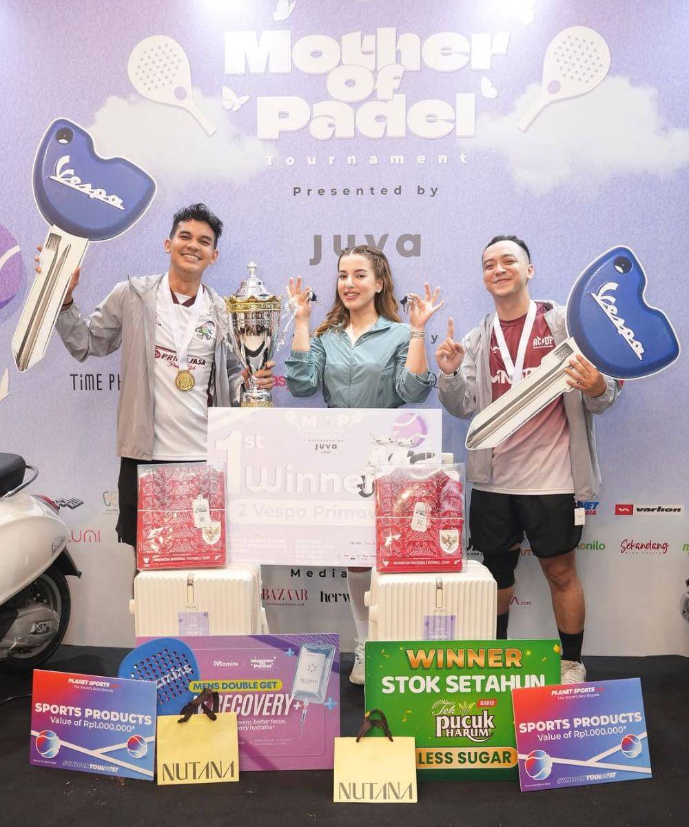 Potret Tasya Farasya di Event Padel, Muda dan Fresh!