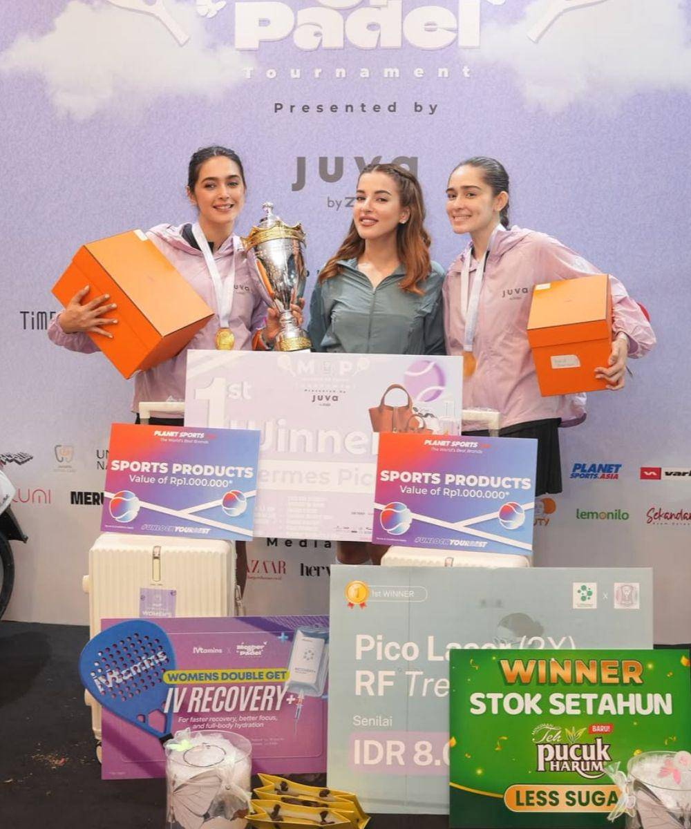 Potret Tasya Farasya di Event Padel, Muda dan Fresh!