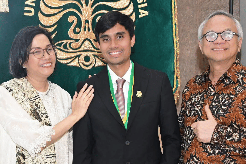 Adwin anak Sri Mulyani