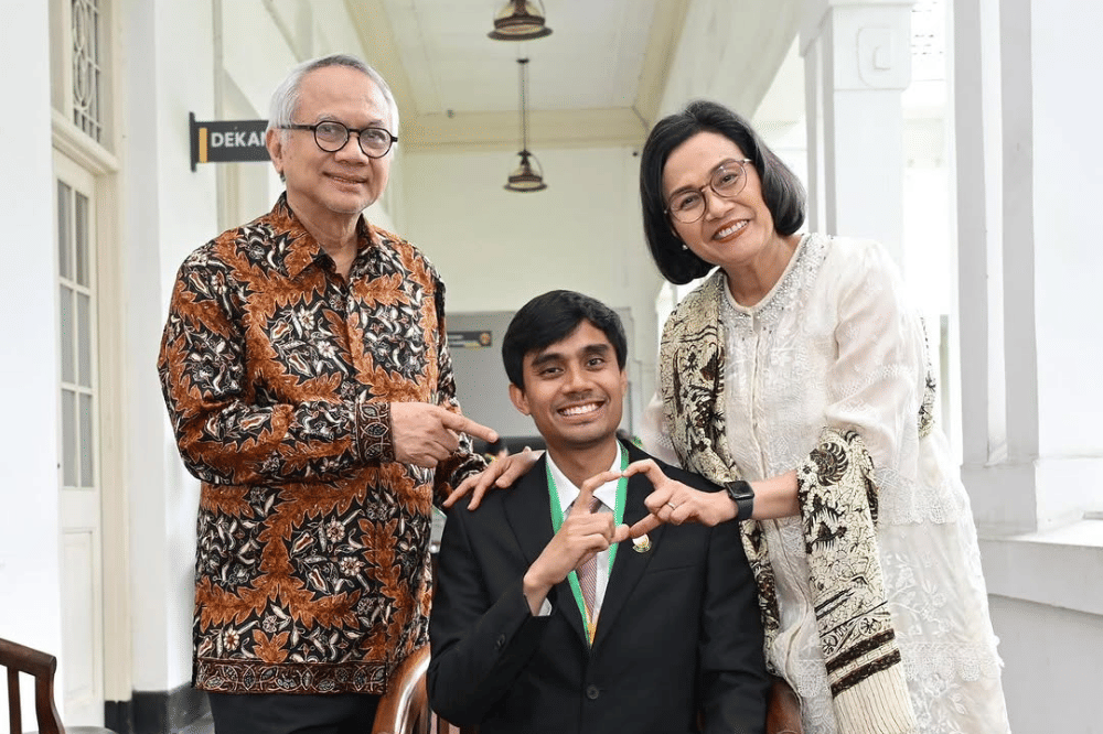 Adwin anak Sri Mulyani