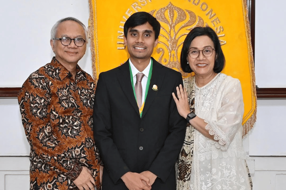 Adwin anak Sri Mulyani