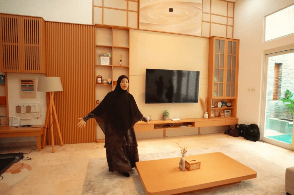 Foto Ruang Tamu di Rumah Natasha Rizky