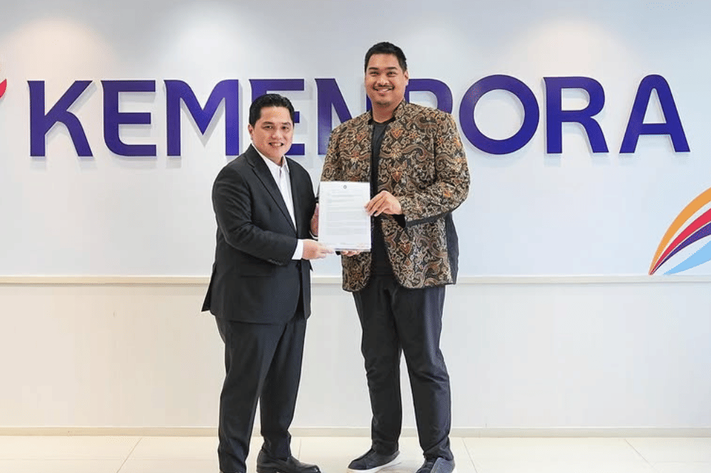 Erick Thohir dan Dito eks Menpora