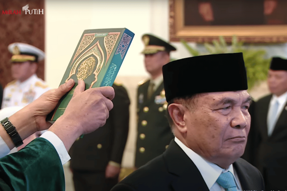 Profil Djamari Chaniago, Menko Polkam di Kabinet Merah Putih 5.png