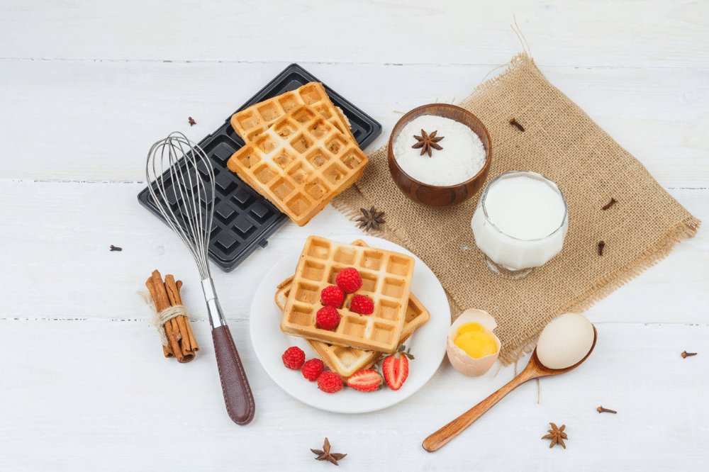 Bahan membuat waffle